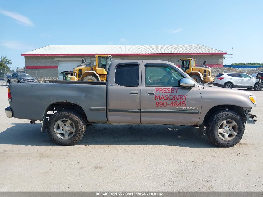 2002 Toyota Tundra Sr5 VIN: 5TBBN44112S291704 Lot: 40342155