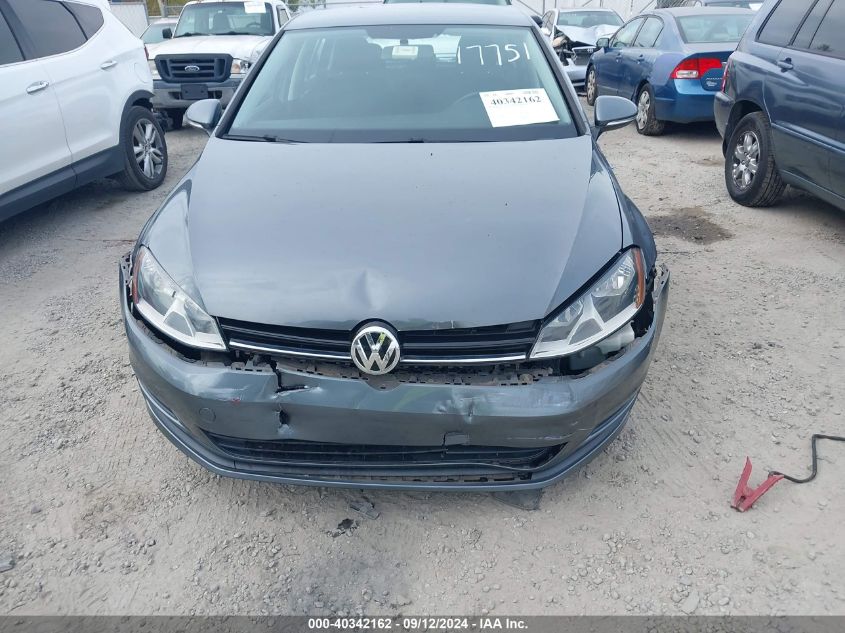 3VW217AU7GM038880 2016 Volkswagen Golf Tsi S