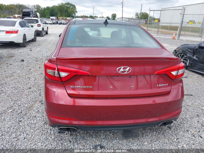 2016 HYUNDAI SONATA LIMITED - 5NPE34AF2GH313667