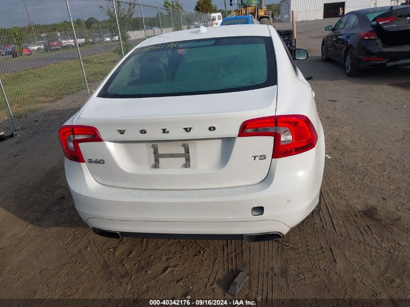 2014 Volvo S60 T5 VIN: YV1612FS5E1297368 Lot: 40342176