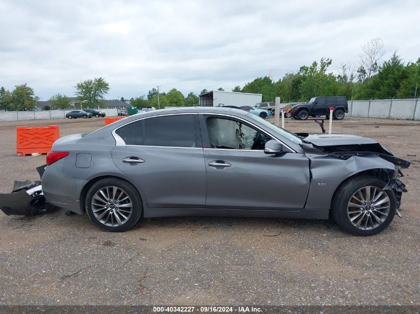 2020 Infiniti Q50 Luxe Awd VIN: JN1EV7AR0LM256975 Lot: 40342227