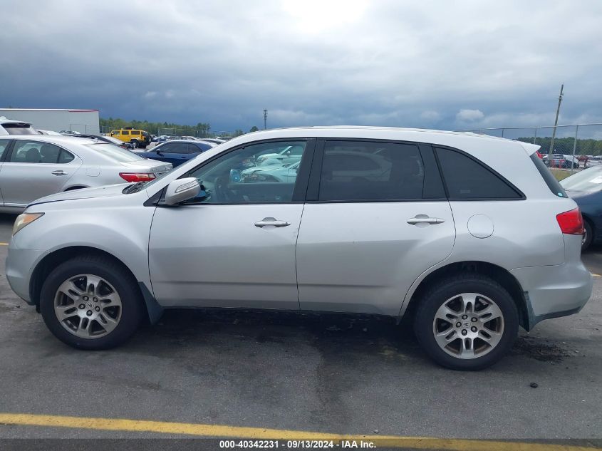 2008 Acura Mdx Technology Package VIN: 2HNYD28458H521615 Lot: 40342231