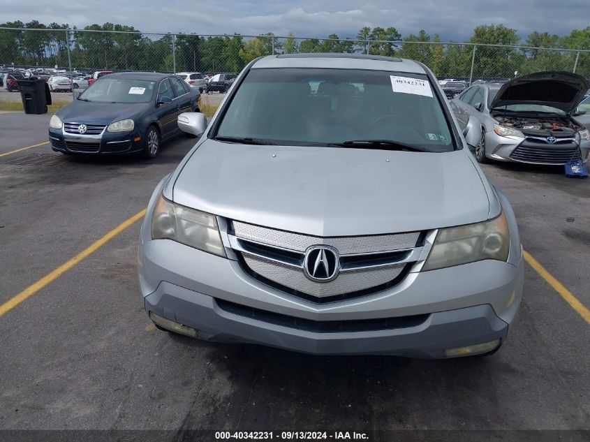 2008 Acura Mdx Technology Package VIN: 2HNYD28458H521615 Lot: 40342231