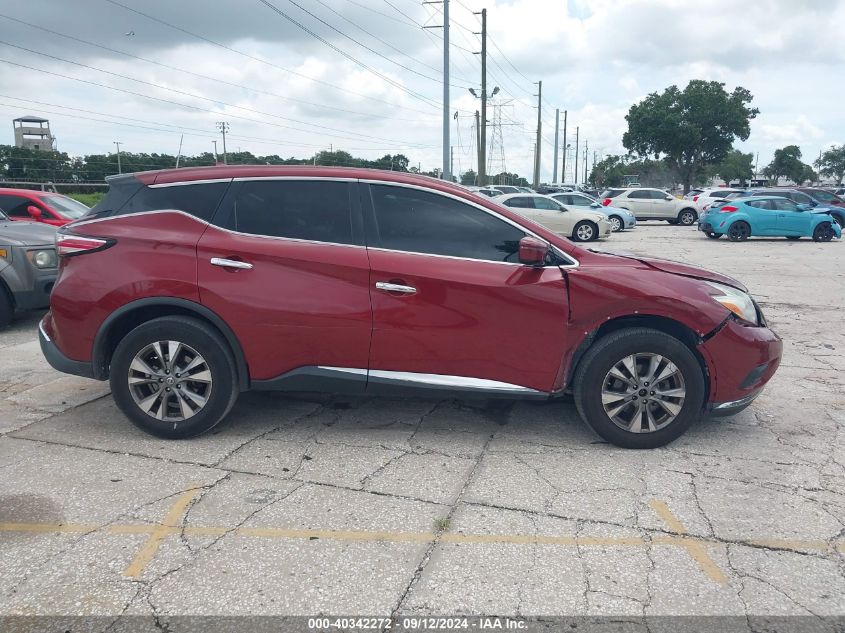 2016 Nissan Murano Platinum/S/Sl/Sv VIN: 5N1AZ2MG7GN110002 Lot: 40342272