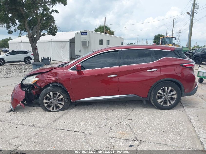 2016 Nissan Murano Platinum/S/Sl/Sv VIN: 5N1AZ2MG7GN110002 Lot: 40342272