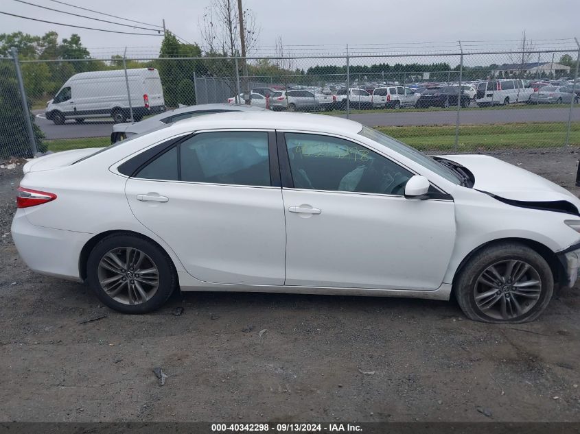 2016 Toyota Camry Le/Xle/Se/Xse VIN: 4T1BF1FK6GU525732 Lot: 40342298