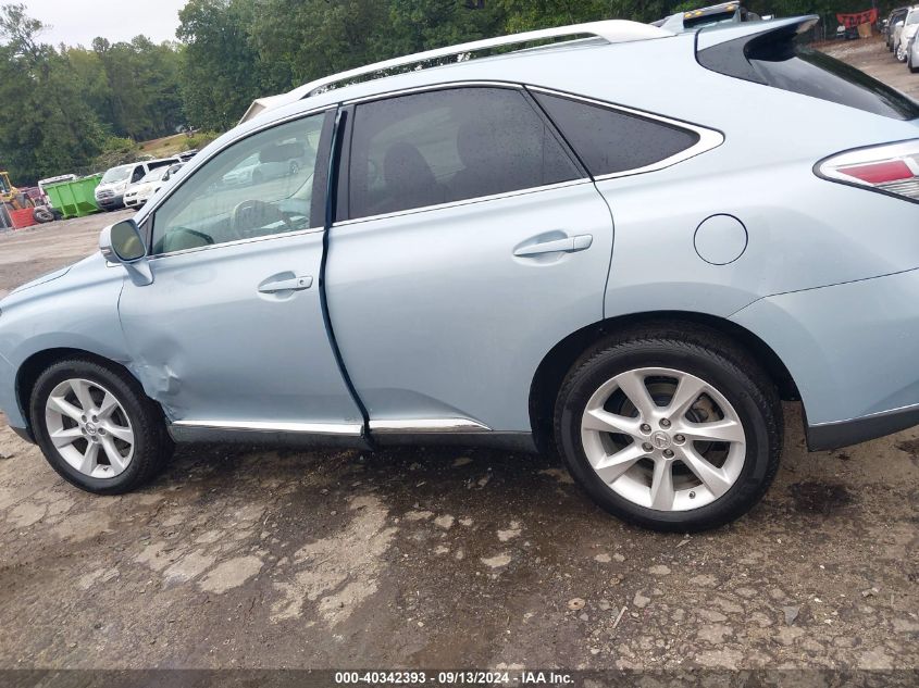 2010 Lexus Rx 350 VIN: 2T2ZK1BA8AC030315 Lot: 40342393