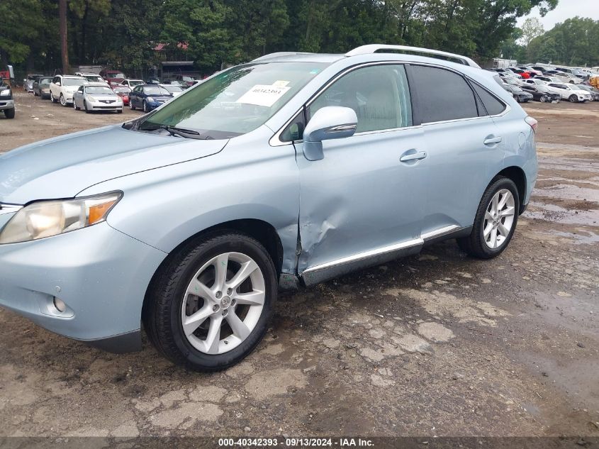 2010 Lexus Rx 350 VIN: 2T2ZK1BA8AC030315 Lot: 40342393