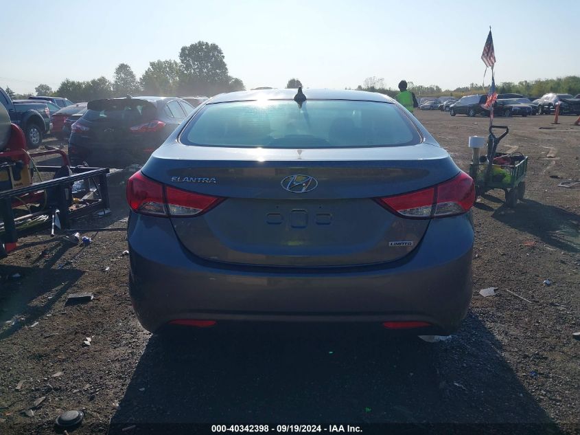 2013 Hyundai Elantra Limited VIN: 5NPDH4AE9DH294681 Lot: 40342398