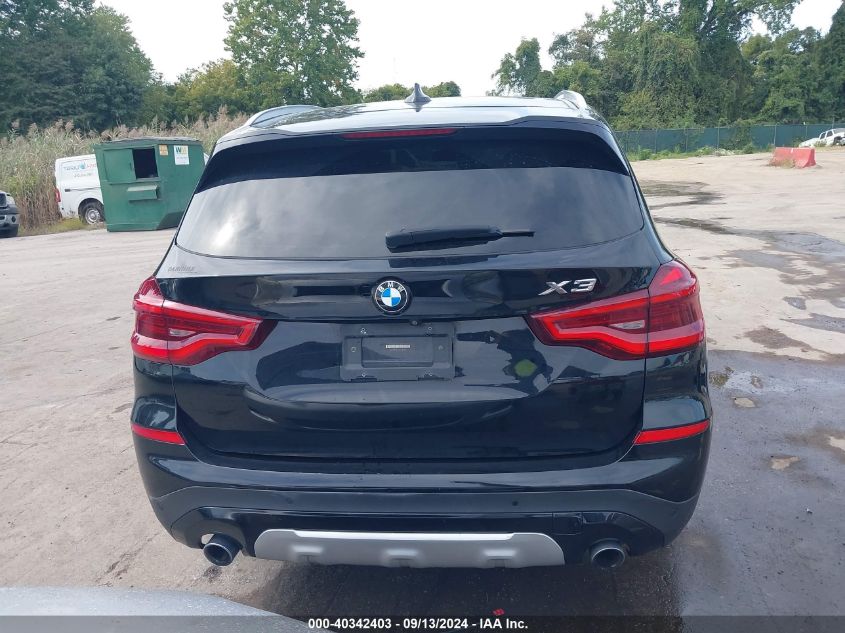 2018 BMW X3 xDrive30I VIN: 5UXTR9C52JLC75157 Lot: 40342403