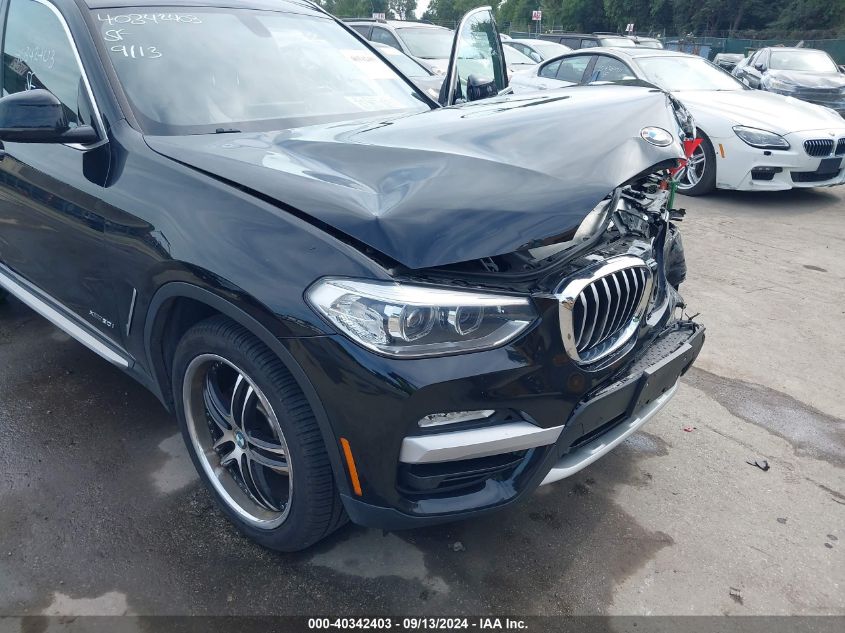 2018 BMW X3 xDrive30I VIN: 5UXTR9C52JLC75157 Lot: 40342403