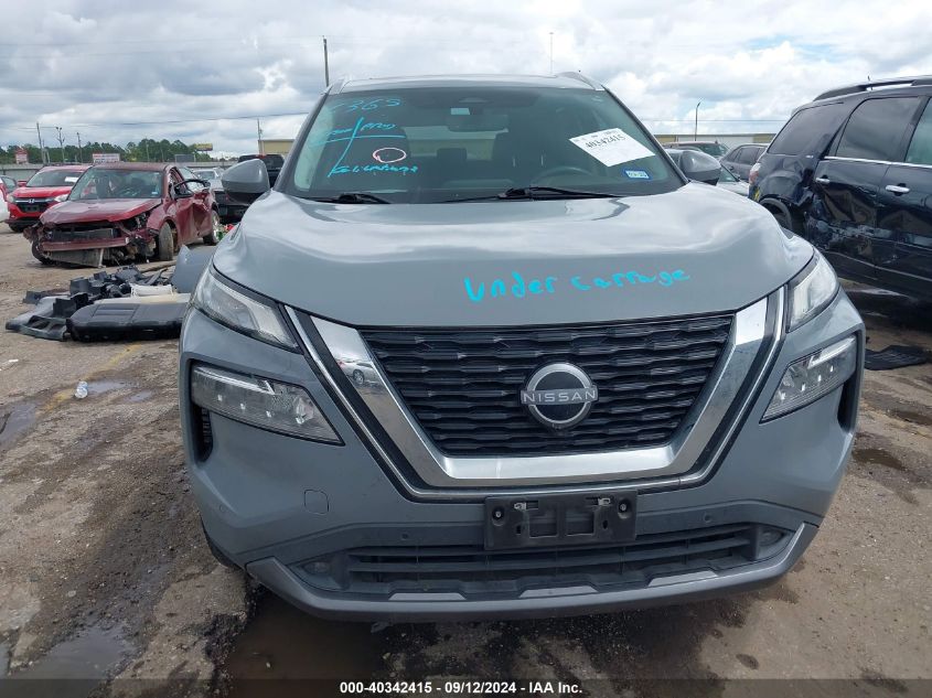 2022 Nissan Rogue Sl Fwd VIN: 5N1BT3CA5NC687242 Lot: 40342415