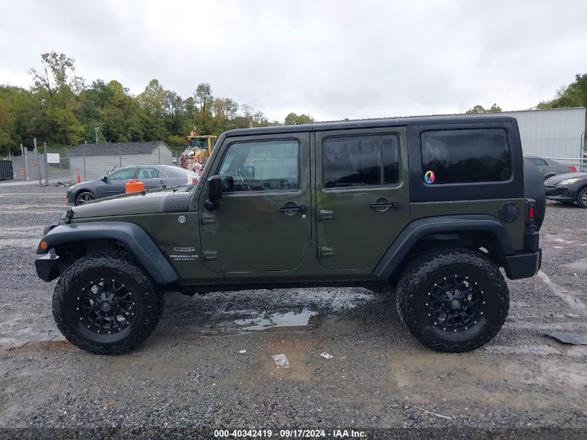 2015 Jeep Wrangler Unlimited Sport VIN: 1C4BJWDG6FL595038 Lot: 40342419