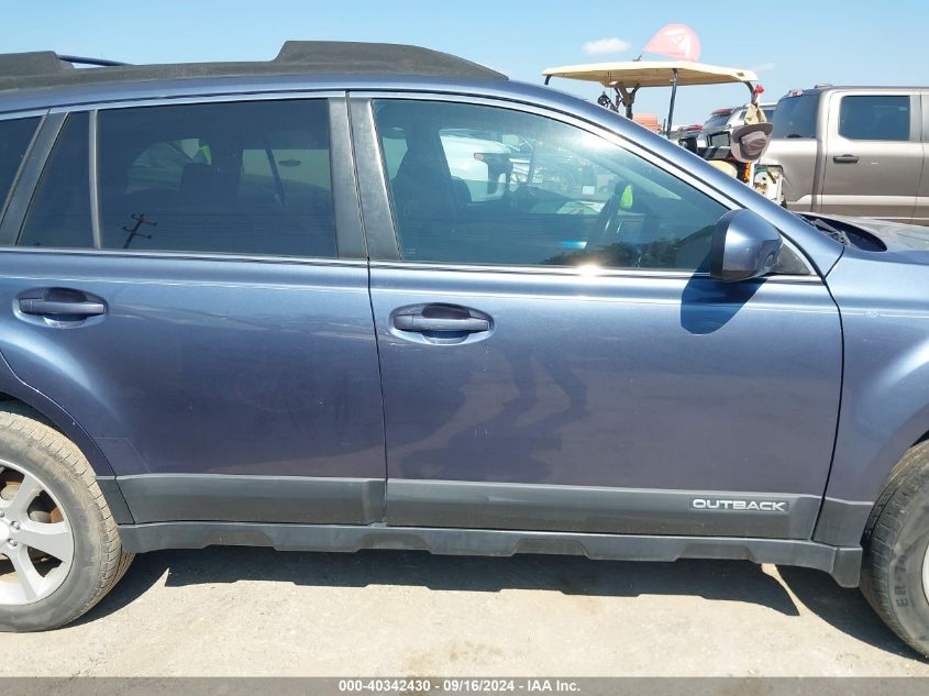 2014 Subaru Outback 2.5I Premium VIN: 4S4BRBCC6E3318688 Lot: 40342430