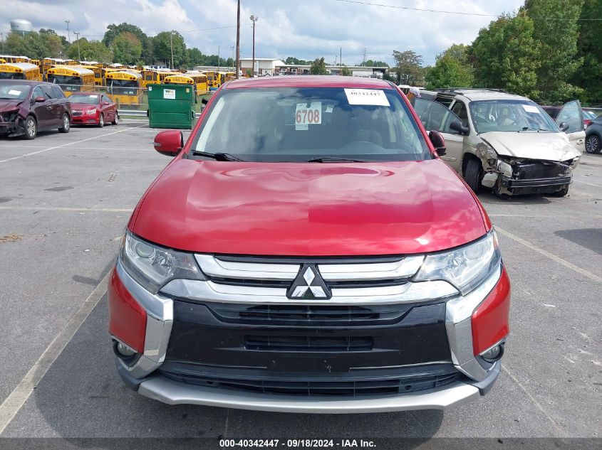 2017 Mitsubishi Outlander Se VIN: JA4AD3A39HZ021627 Lot: 40342447