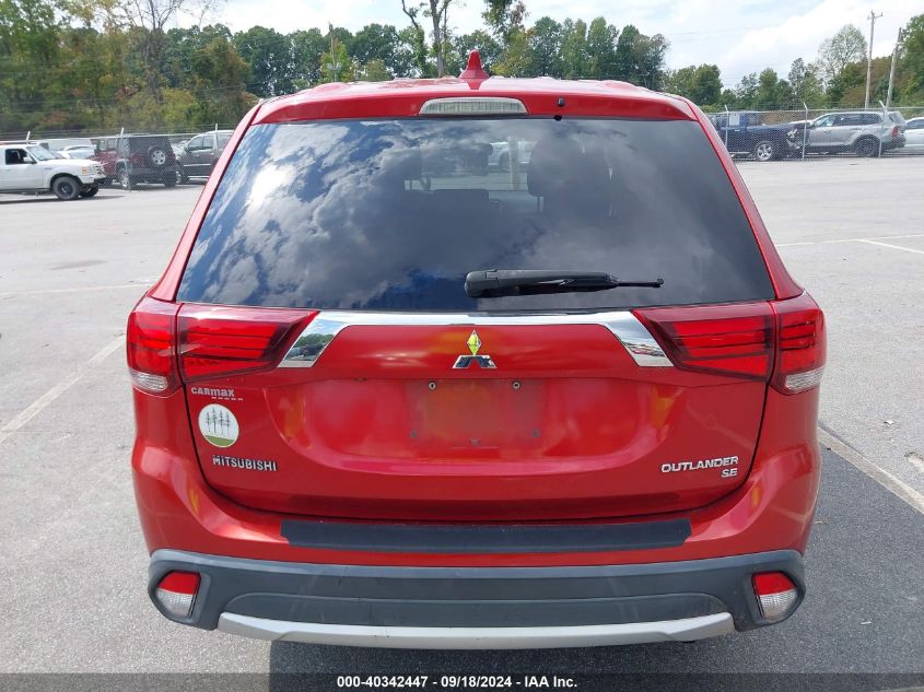 2017 Mitsubishi Outlander Se VIN: JA4AD3A39HZ021627 Lot: 40342447