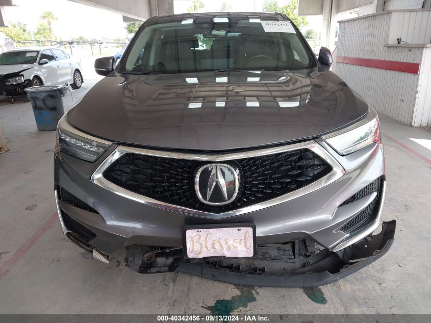 2019 Acura Rdx VIN: 5J8TC2H31KL030125 Lot: 40342456