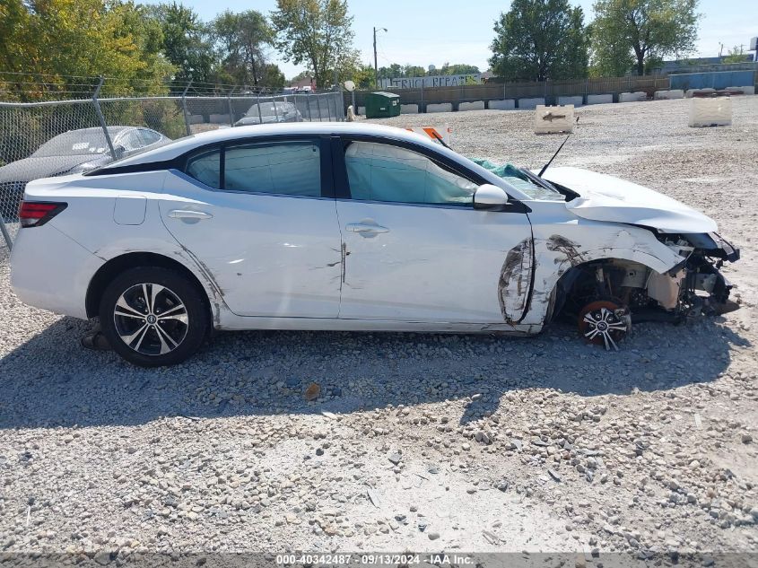 2022 Nissan Sentra Sv Xtronic Cvt VIN: 3N1AB8CV9NY271322 Lot: 40342487