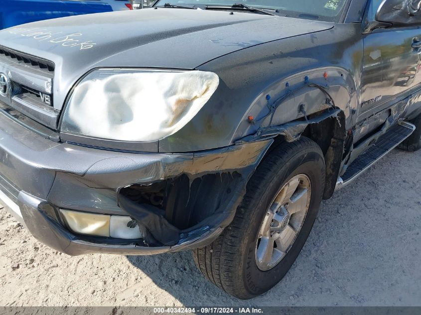 2004 Toyota 4Runner Limited V8 VIN: JTEBT17R140031219 Lot: 40342494