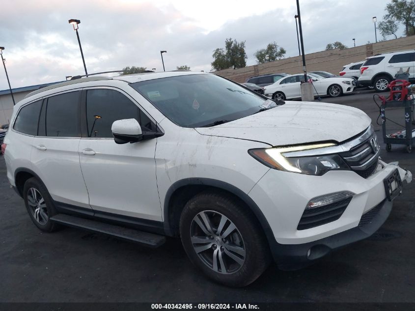 2018 Honda Pilot Ex-L VIN: 5FNYF6H58JB063421 Lot: 40342495