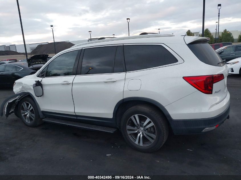 2018 Honda Pilot Ex-L VIN: 5FNYF6H58JB063421 Lot: 40342495