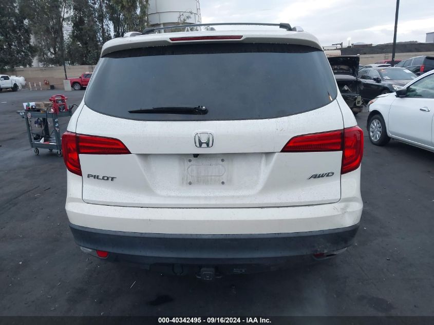 2018 Honda Pilot Ex-L VIN: 5FNYF6H58JB063421 Lot: 40342495