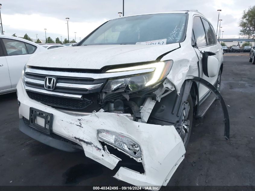 2018 Honda Pilot Ex-L VIN: 5FNYF6H58JB063421 Lot: 40342495