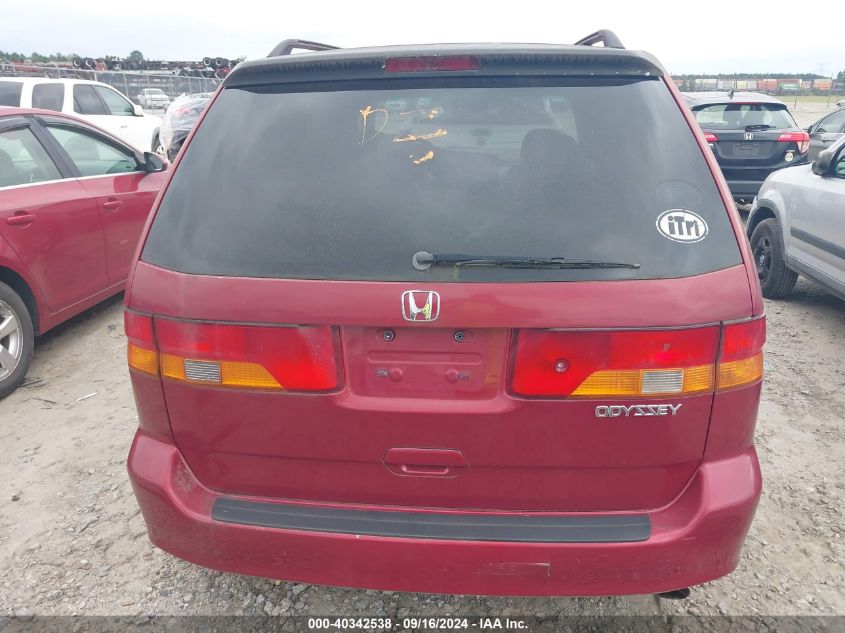 2004 Honda Odyssey Exl VIN: 5FNRL18064B054435 Lot: 40342538