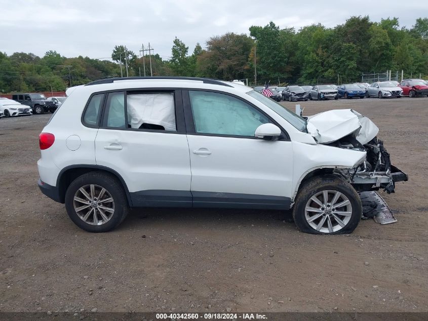 2017 Volkswagen Tiguan 2.0T/S VIN: WVGBV7AX6HK046717 Lot: 40342560