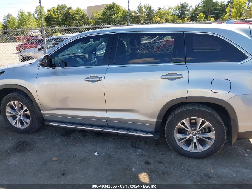 2016 Toyota Highlander Le Plus V6 VIN: 5TDZKRFH7GS159592 Lot: 40342566