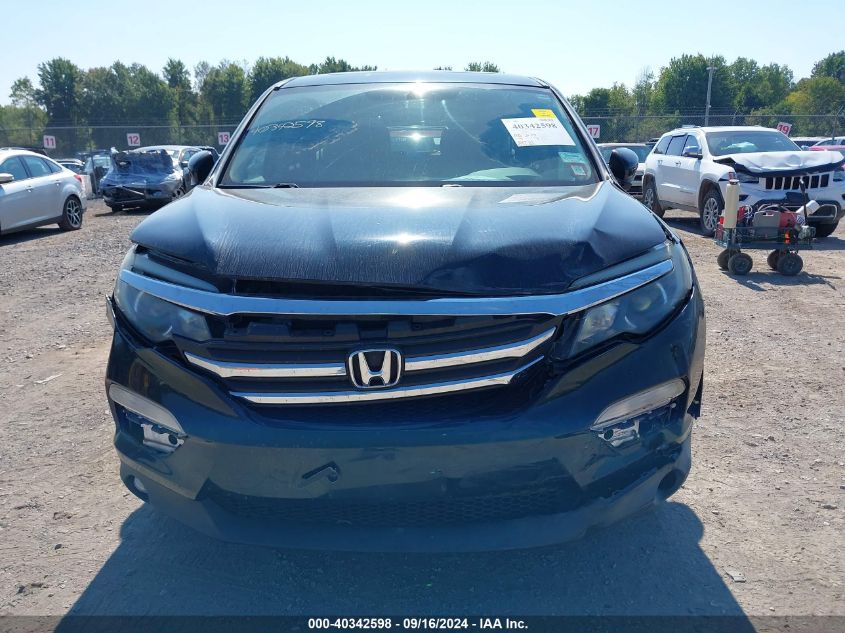 2016 Honda Pilot Ex-L VIN: 5FNYF6H77GB016360 Lot: 40342598