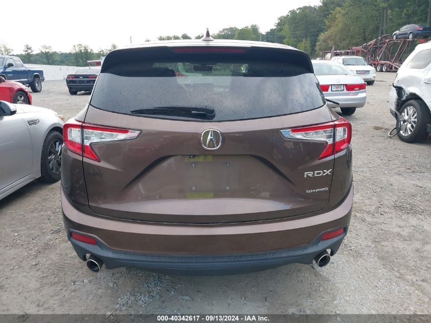 2019 Acura Rdx Advance VIN: 5J8TC2H79KL000616 Lot: 40342617