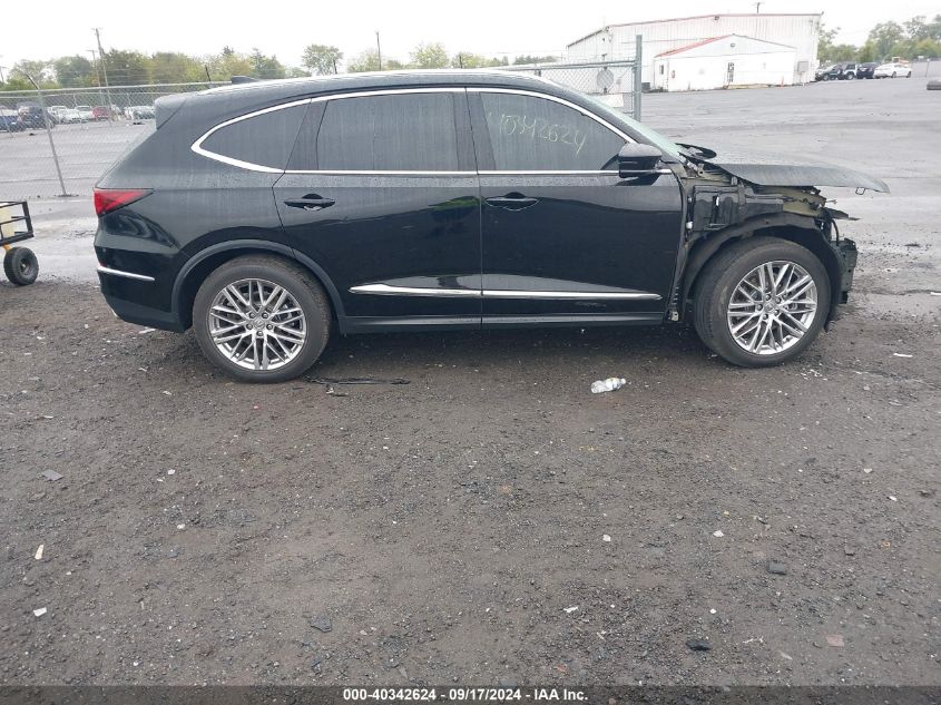 2022 Acura Mdx Advance Package VIN: 5J8YE1H87NL035307 Lot: 40342624