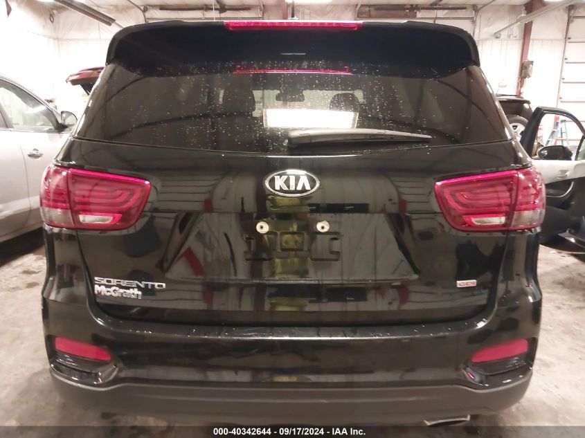 2019 Kia Sorento 2.4L L VIN: 5XYPG4A3XKG477610 Lot: 40342644