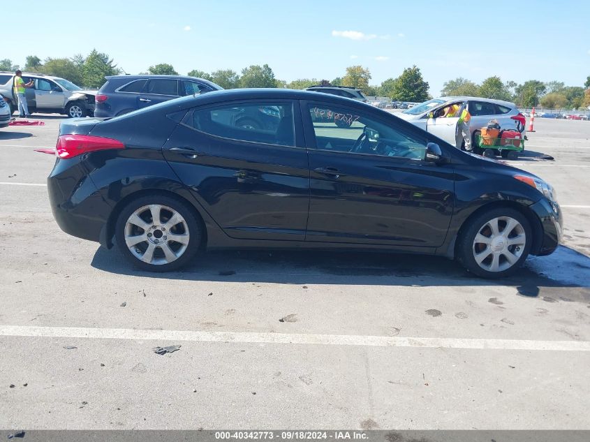 2013 Hyundai Elantra Limited VIN: KMHDH4AEXDU506201 Lot: 40342773