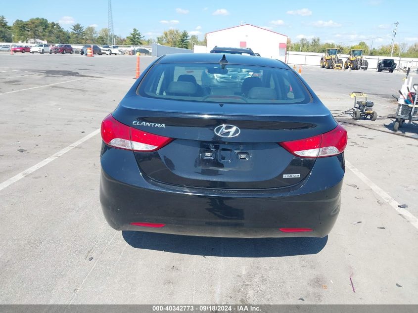 2013 Hyundai Elantra Limited VIN: KMHDH4AEXDU506201 Lot: 40342773