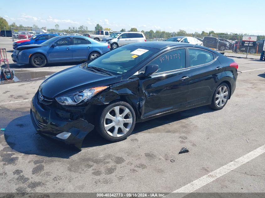 VIN KMHDH4AEXDU506201 2013 HYUNDAI ELANTRA no.2