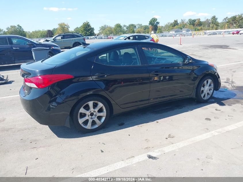 VIN KMHDH4AEXDU506201 2013 HYUNDAI ELANTRA no.4