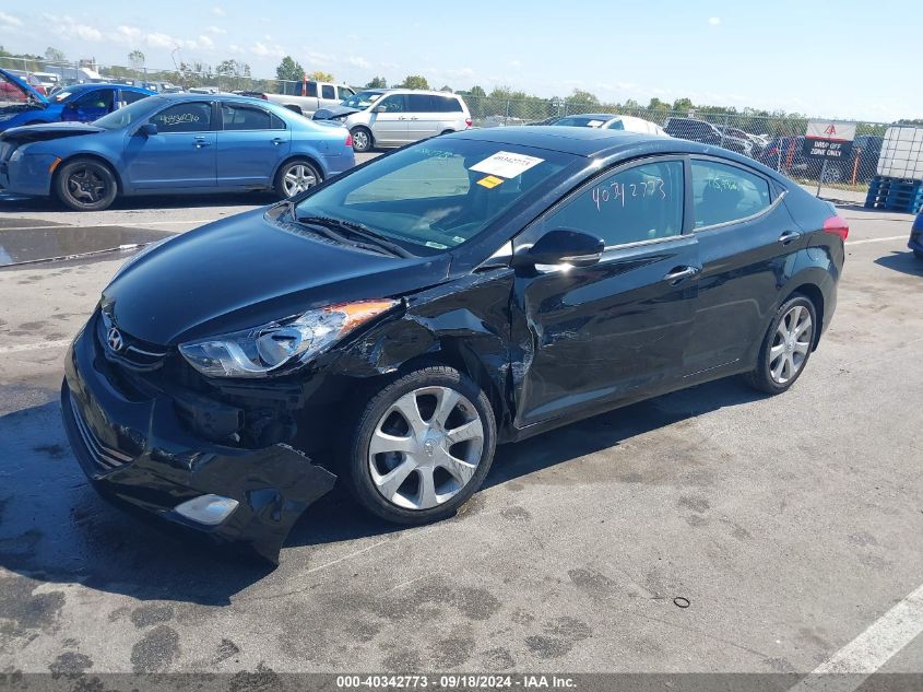 2013 Hyundai Elantra Limited VIN: KMHDH4AEXDU506201 Lot: 40342773