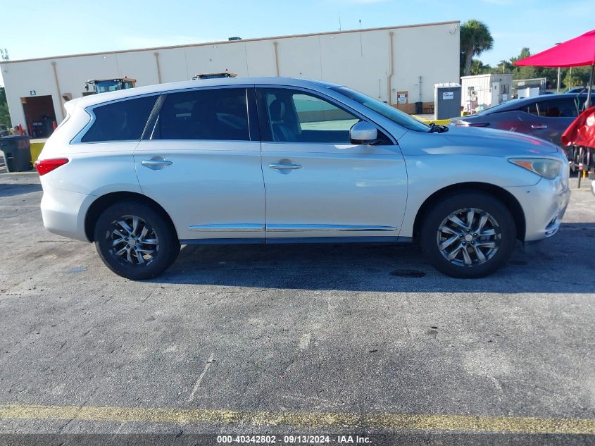 2013 Infiniti Jx35 VIN: 5N1AL0MNXDC334828 Lot: 40342802