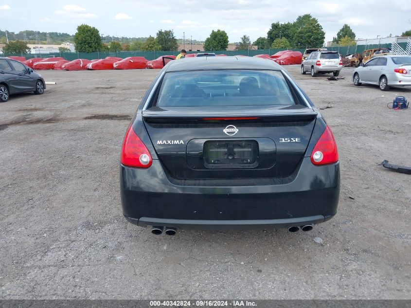 2008 Nissan Maxima 3.5 Se/3.5 Sl VIN: 1N4BA41E48C820895 Lot: 40342824