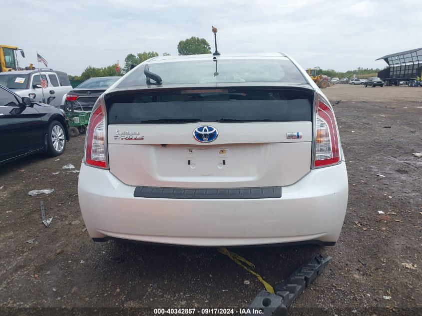 2015 Toyota Prius Three VIN: JTDKN3DUXF1907771 Lot: 40342857