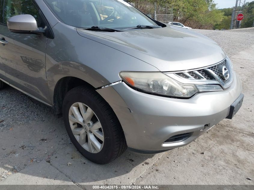 2011 Nissan Murano S VIN: JN8AZ1MW4BW165732 Lot: 40342875