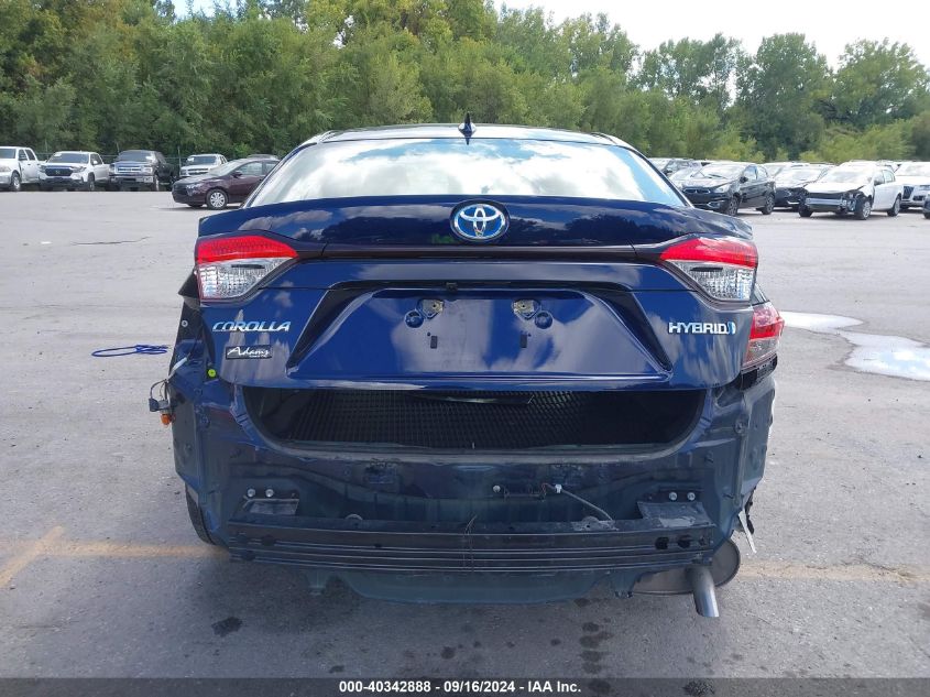 2020 Toyota Corolla Hybrid Le VIN: JTDEBRBE5LJ019753 Lot: 40342888