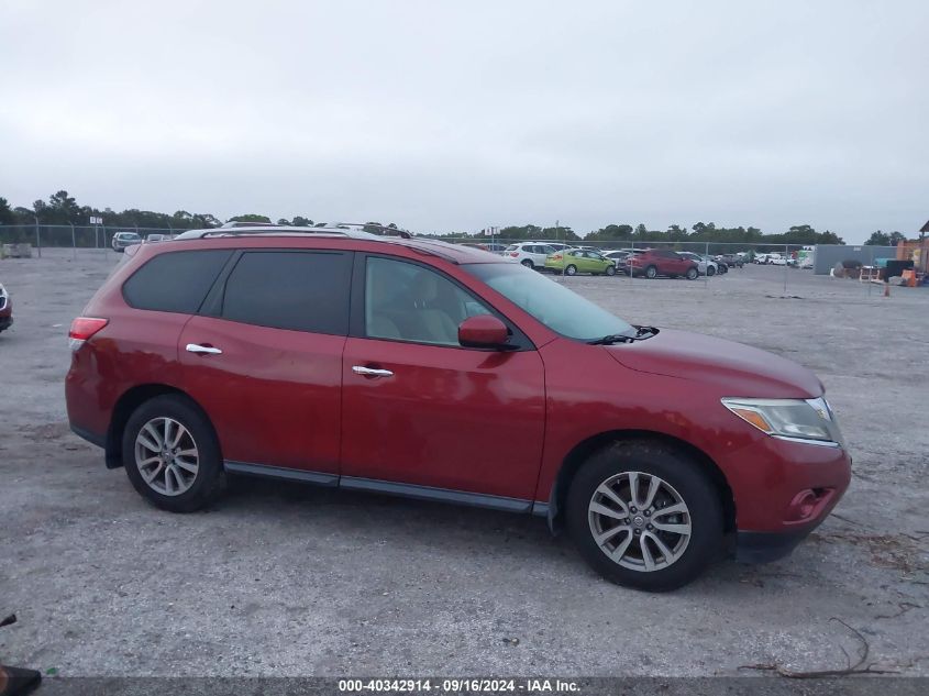 2014 Nissan Pathfinder S/Sv/Sl/Platinum VIN: 5N1AR2MN3EC727887 Lot: 40342914