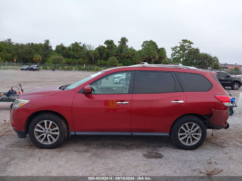 2014 Nissan Pathfinder S/Sv/Sl/Platinum VIN: 5N1AR2MN3EC727887 Lot: 40342914