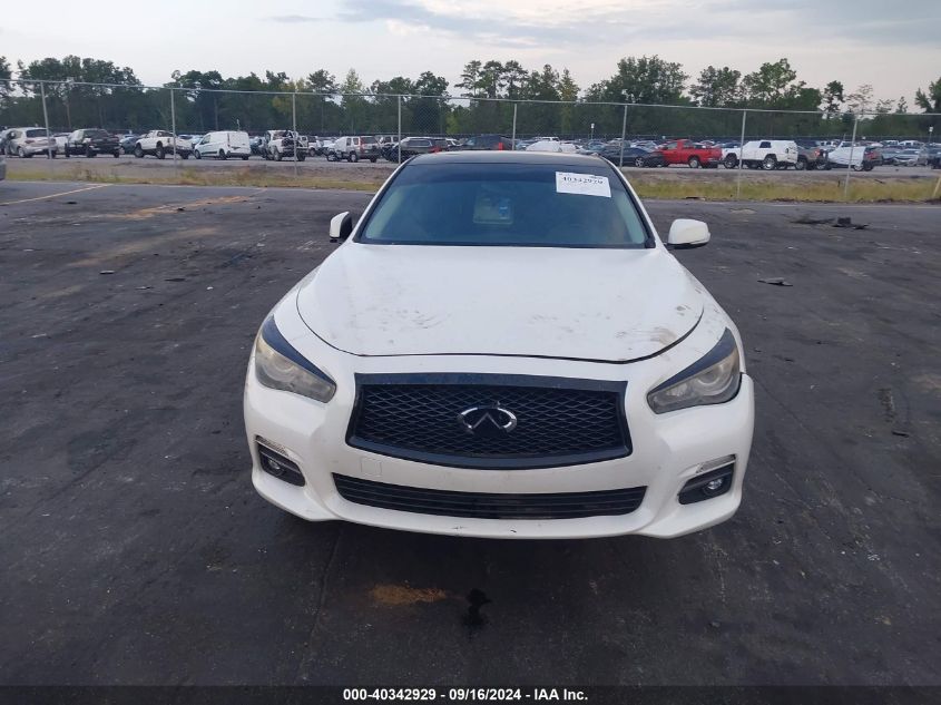 2014 Infiniti Q50 Premium/Sport VIN: JN1BV7AP3EM681742 Lot: 40342929