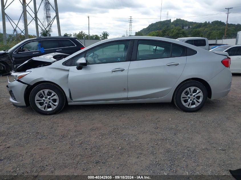 2019 Chevrolet Cruze Ls VIN: 1G1BC5SM5K7132994 Lot: 40342935