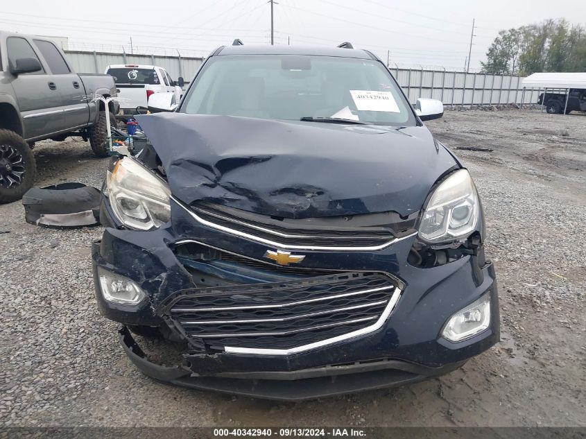 2016 Chevrolet Equinox Ltz VIN: 2GNALDEK2G1123284 Lot: 40342940