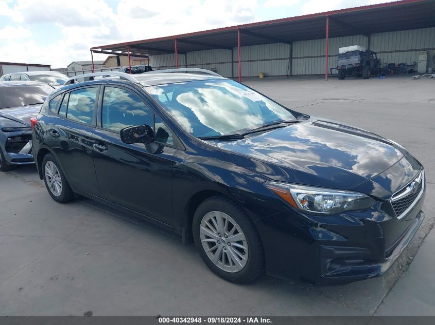 2017 Subaru Impreza 2.0I Premium VIN: 4S3GTAD69H3727139 Lot: 40342948